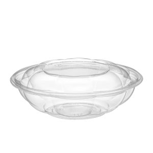 16oz PET Salad Bowl with Lid  Clear