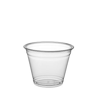 9 oz PET Cold Cups  92mm  Clear