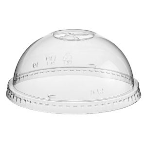 98mm PET Dome Lids  Clear