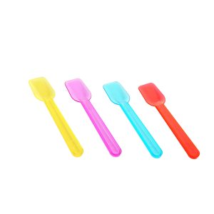 3" PS Plastic Gelato Spoons | Assorted Colors
