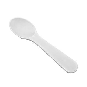 3" PS Plastic Tasting Spoons | White
